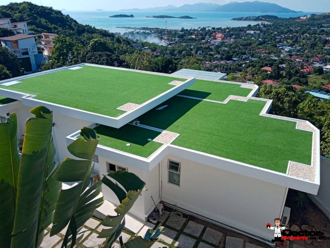 Luxury 5 Bedroom Pool Villa with Sea View in Plai Laem, Koh Samui – For Sale