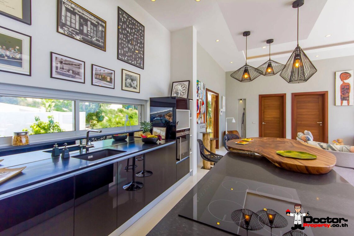 Luxury 5 Bedroom Pool Villa with Sea View in Plai Laem, Koh Samui – For Sale