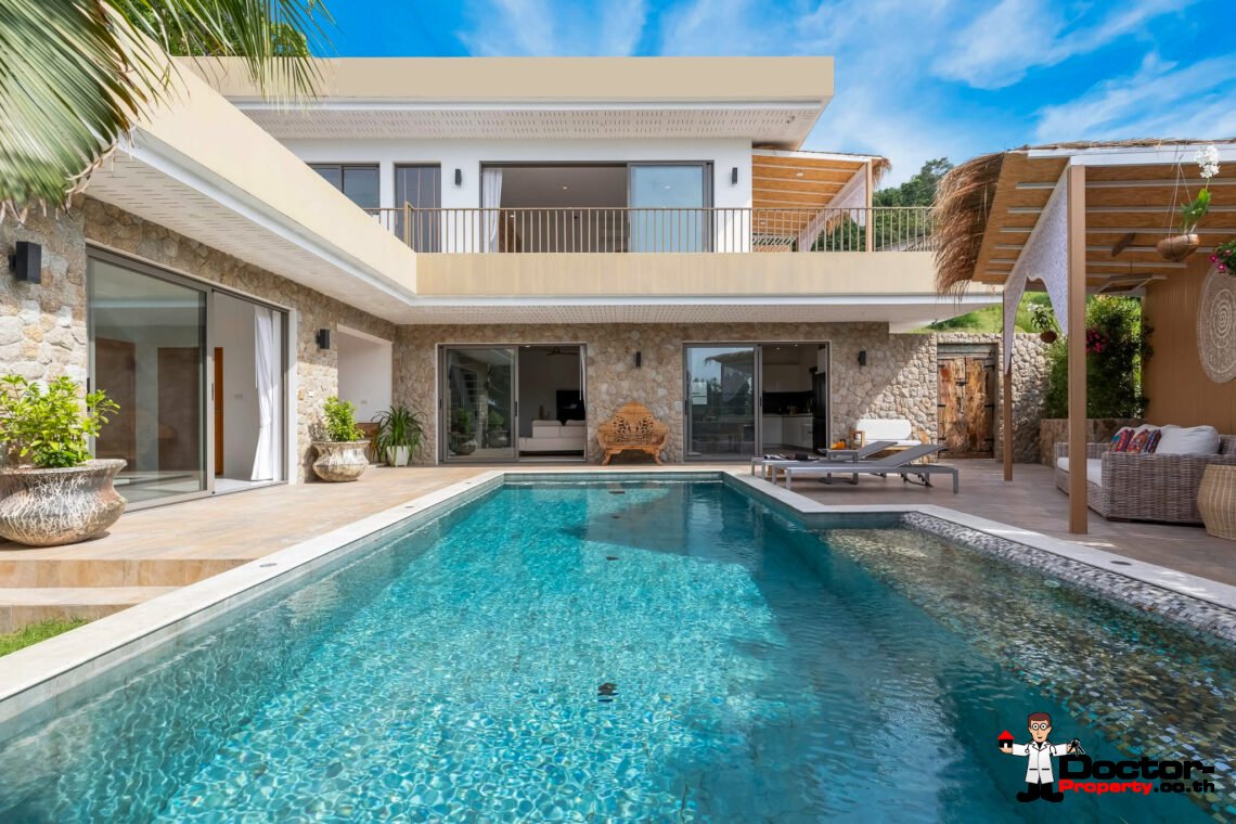 Tropical 3 Bedroom Pool Villa in Mae Nam, Koh Samui – For Sale