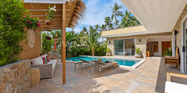 Tropical 3 Bedroom Pool Villa in Mae Nam, Koh Samui – For Sale
