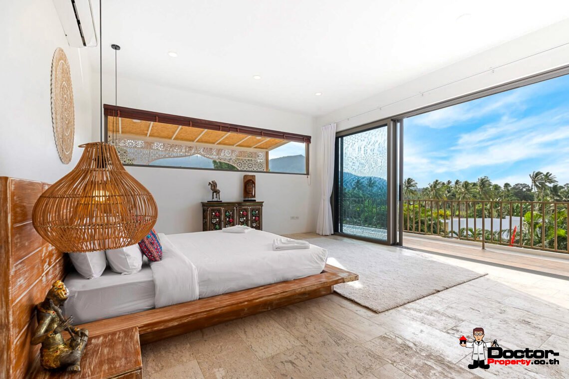 Tropical 3 Bedroom Pool Villa in Mae Nam, Koh Samui – For Sale