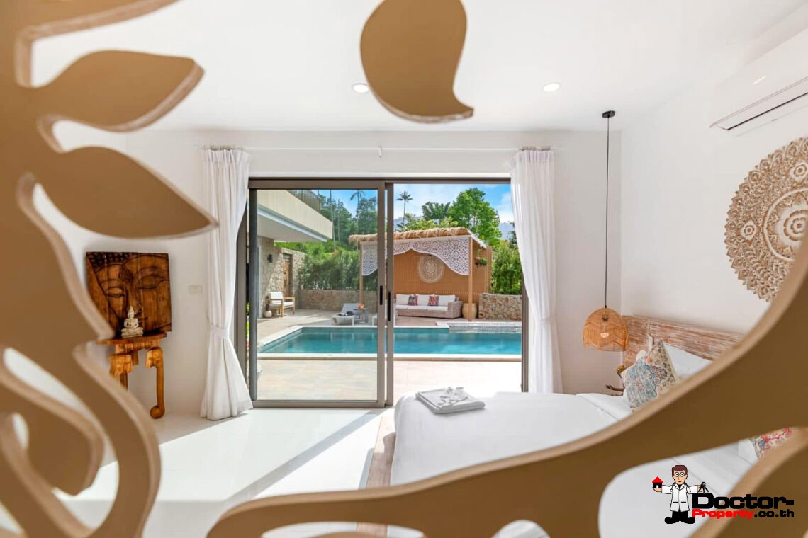 Tropical 3 Bedroom Pool Villa in Mae Nam, Koh Samui – For Sale