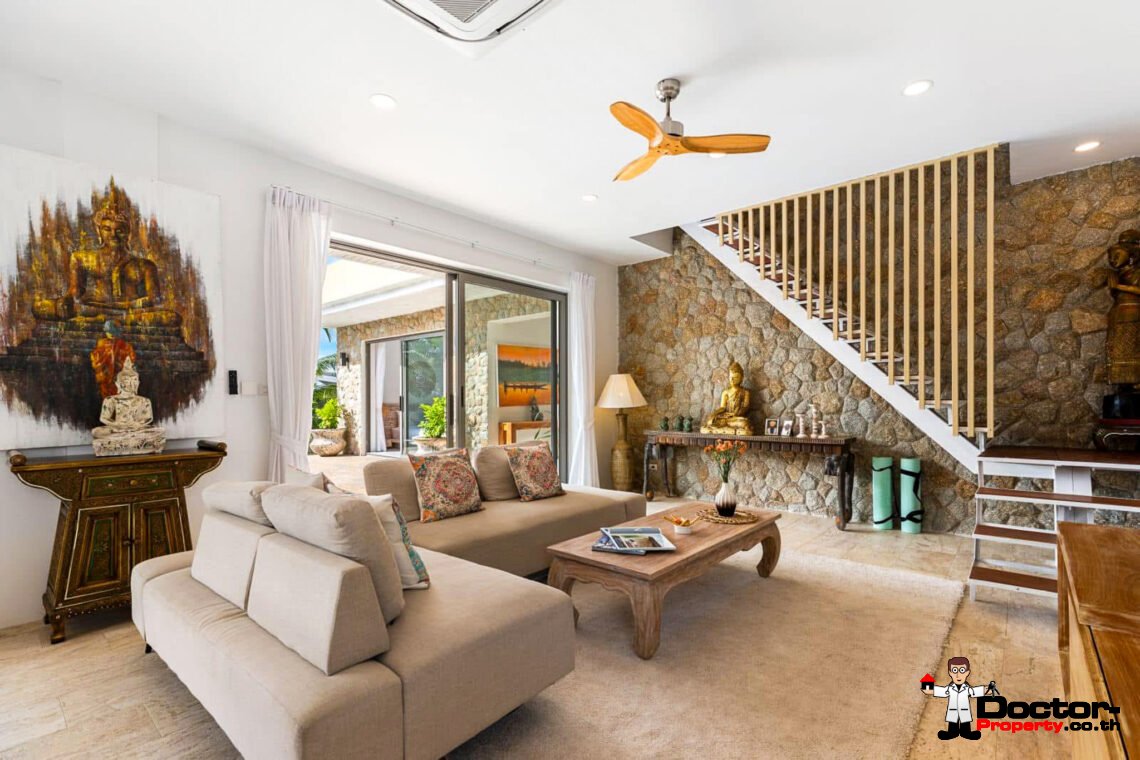 Tropical 3 Bedroom Pool Villa in Mae Nam, Koh Samui – For Sale