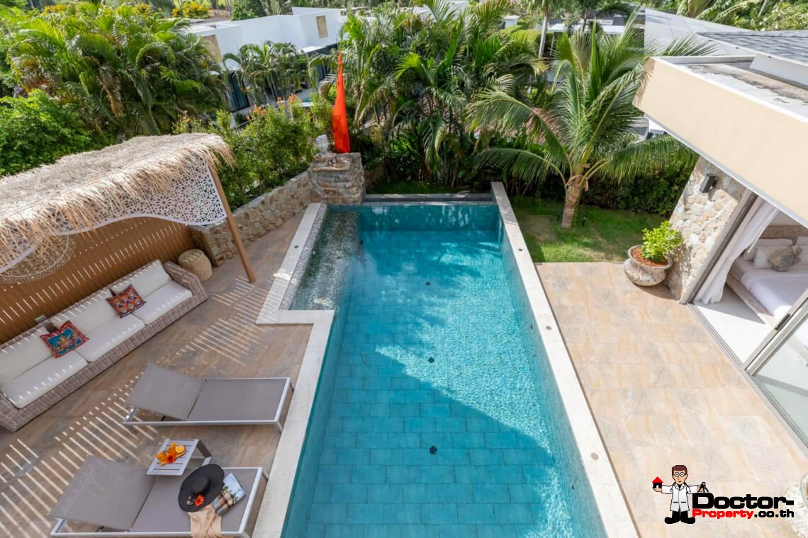Tropical 3 Bedroom Pool Villa in Mae Nam, Koh Samui – For Sale