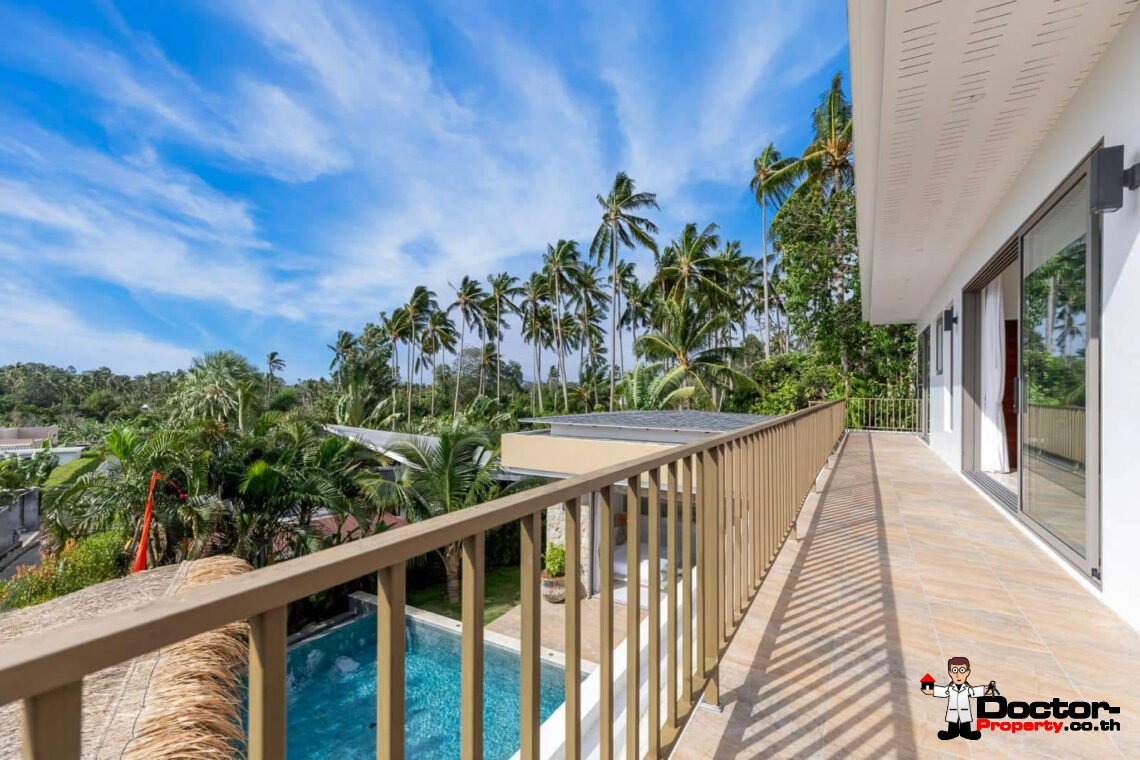 Tropical 3 Bedroom Pool Villa in Mae Nam, Koh Samui – For Sale