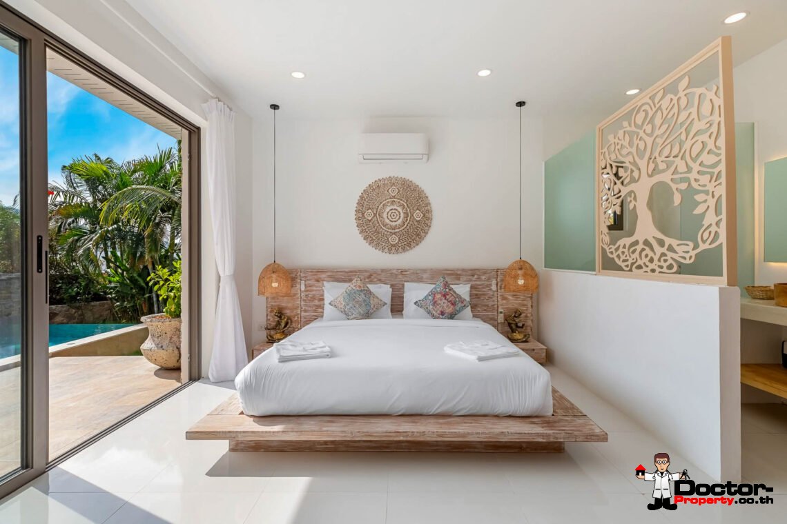 Tropical 3 Bedroom Pool Villa in Mae Nam, Koh Samui – For Sale