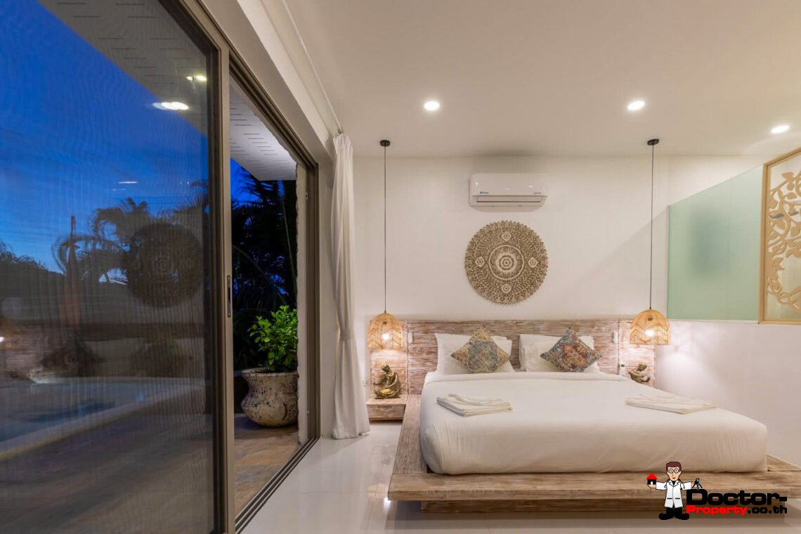 Tropical 3 Bedroom Pool Villa in Mae Nam, Koh Samui – For Sale