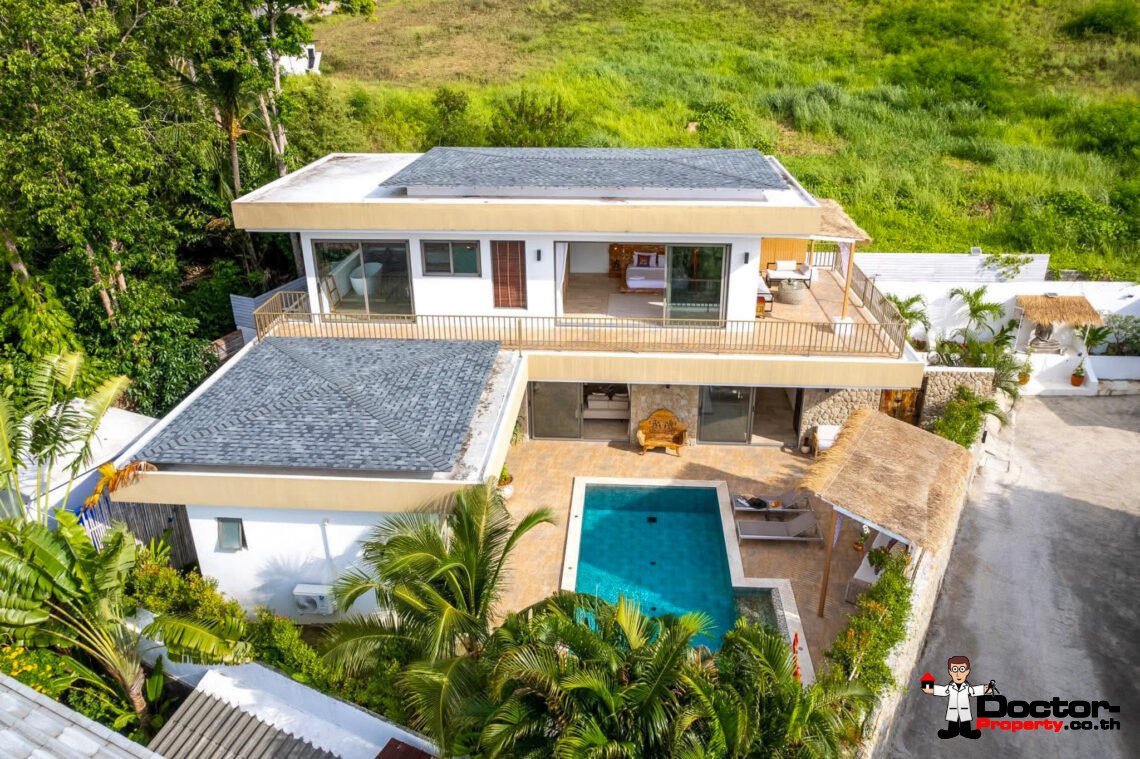 Tropical 3 Bedroom Pool Villa in Mae Nam, Koh Samui – For Sale