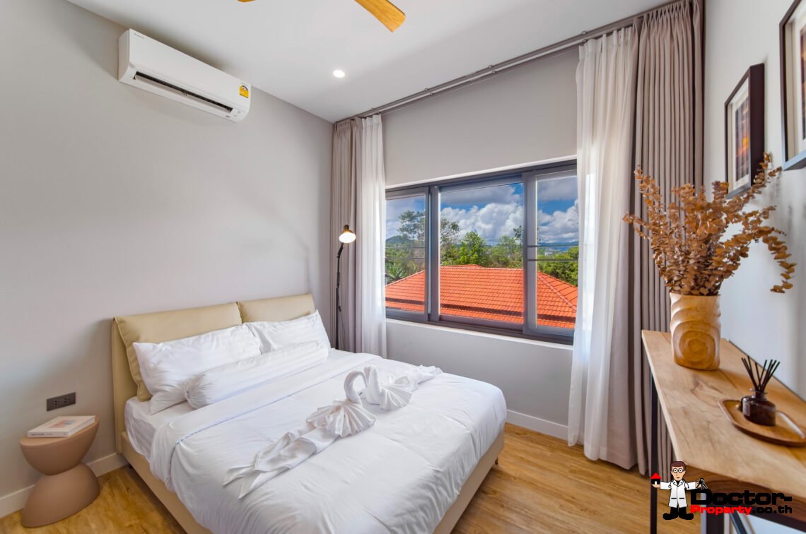 Modern 3 Bedroom Pool Villa in Plai Laem, Koh Samui – For Sale