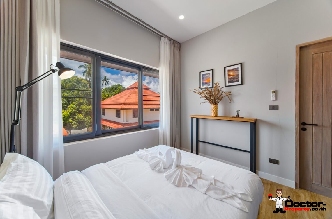 Modern 3 Bedroom Pool Villa in Plai Laem, Koh Samui – For Sale