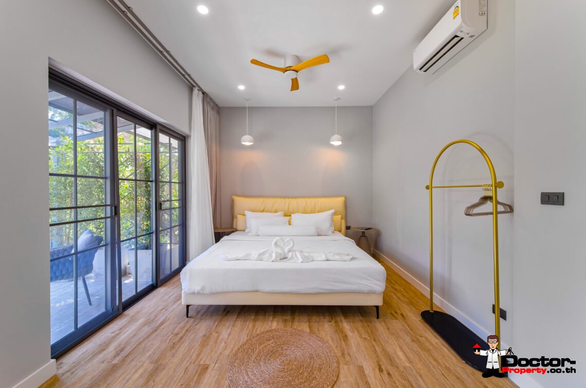 Modern 3 Bedroom Pool Villa in Plai Laem, Koh Samui – For Sale