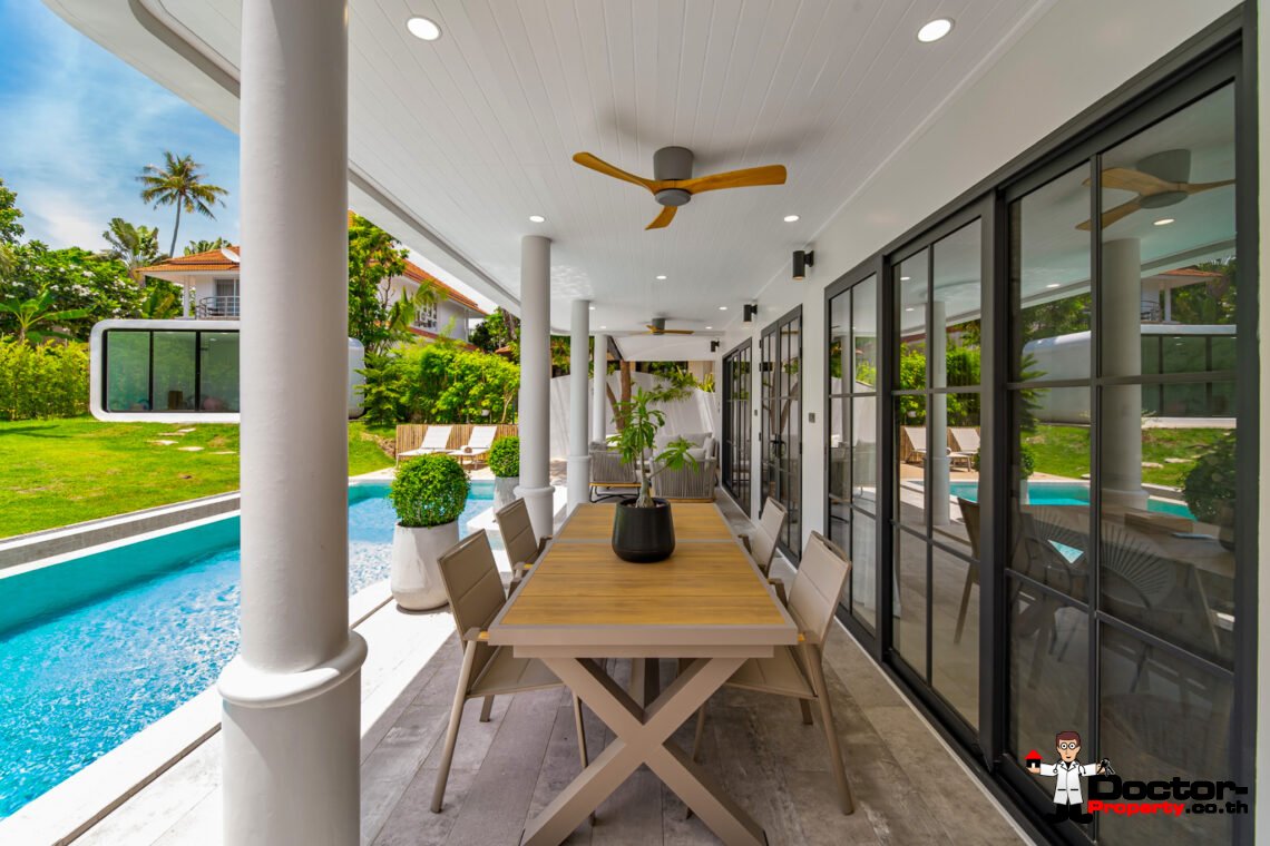 Modern 3 Bedroom Pool Villa in Plai Laem, Koh Samui – For Sale
