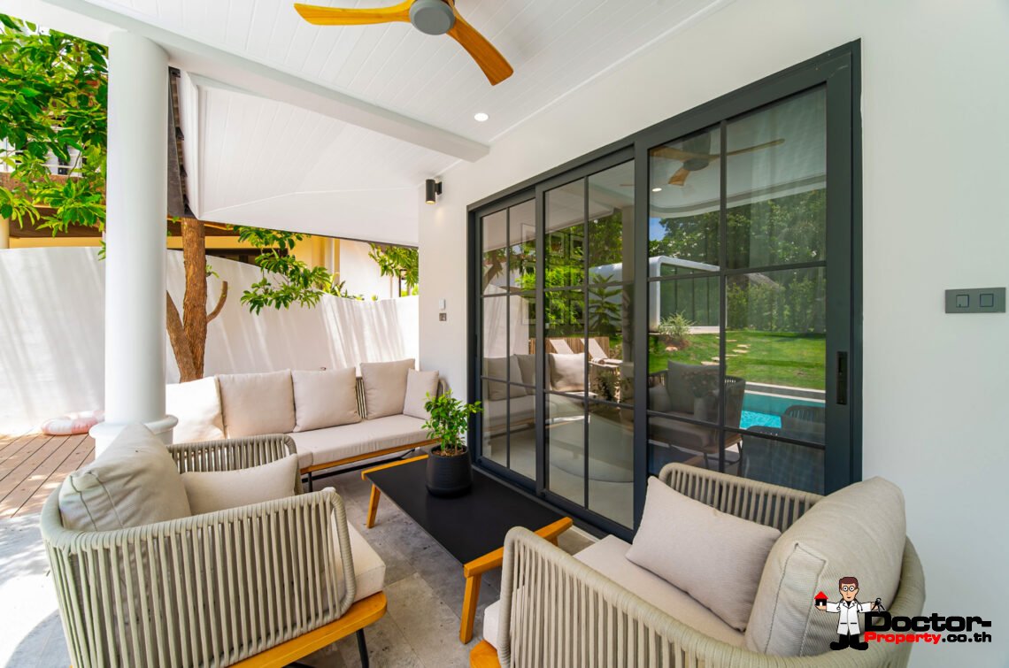 Modern 3 Bedroom Pool Villa in Plai Laem, Koh Samui – For Sale