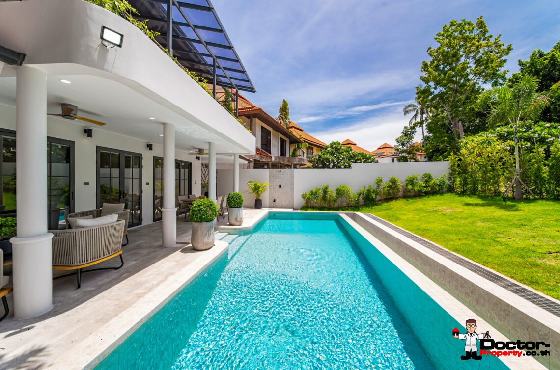 Modern 3 Bedroom Pool Villa in Plai Laem, Koh Samui – For Sale