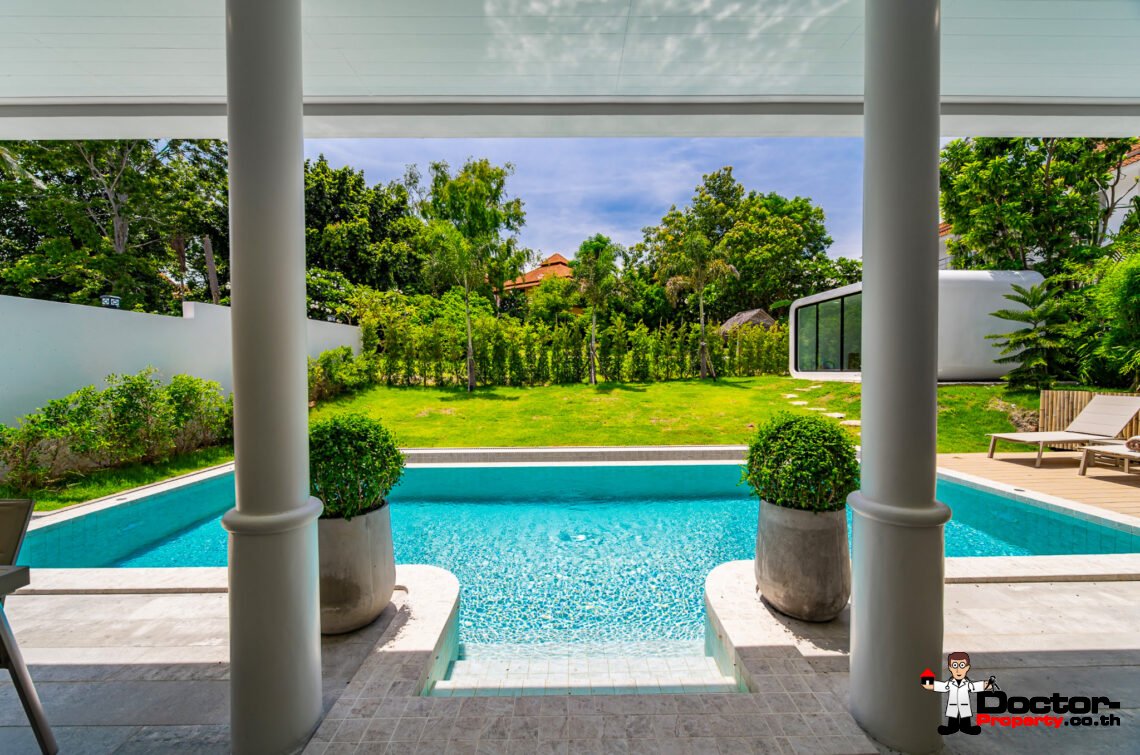 Modern 3 Bedroom Pool Villa in Plai Laem, Koh Samui – For Sale