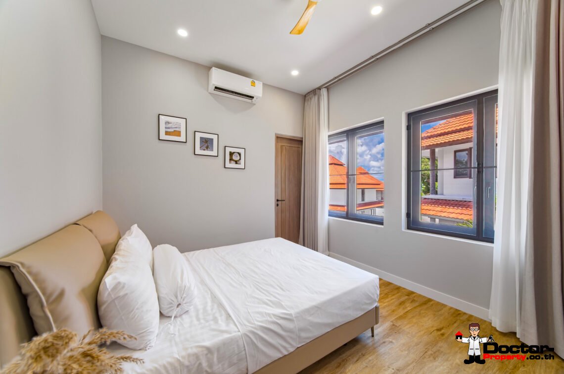 Modern 3 Bedroom Pool Villa in Plai Laem, Koh Samui – For Sale