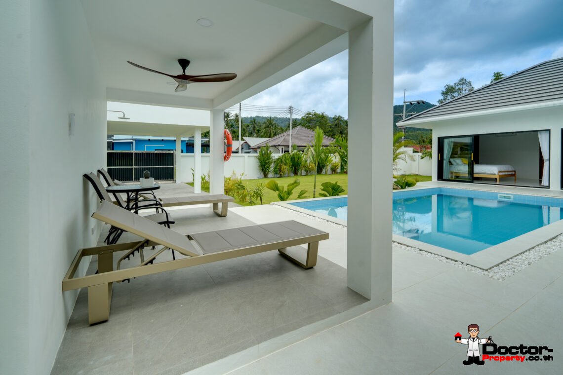 3 Bedroom Private Pool Villa in Mae Nam, Koh Samui – For Sale