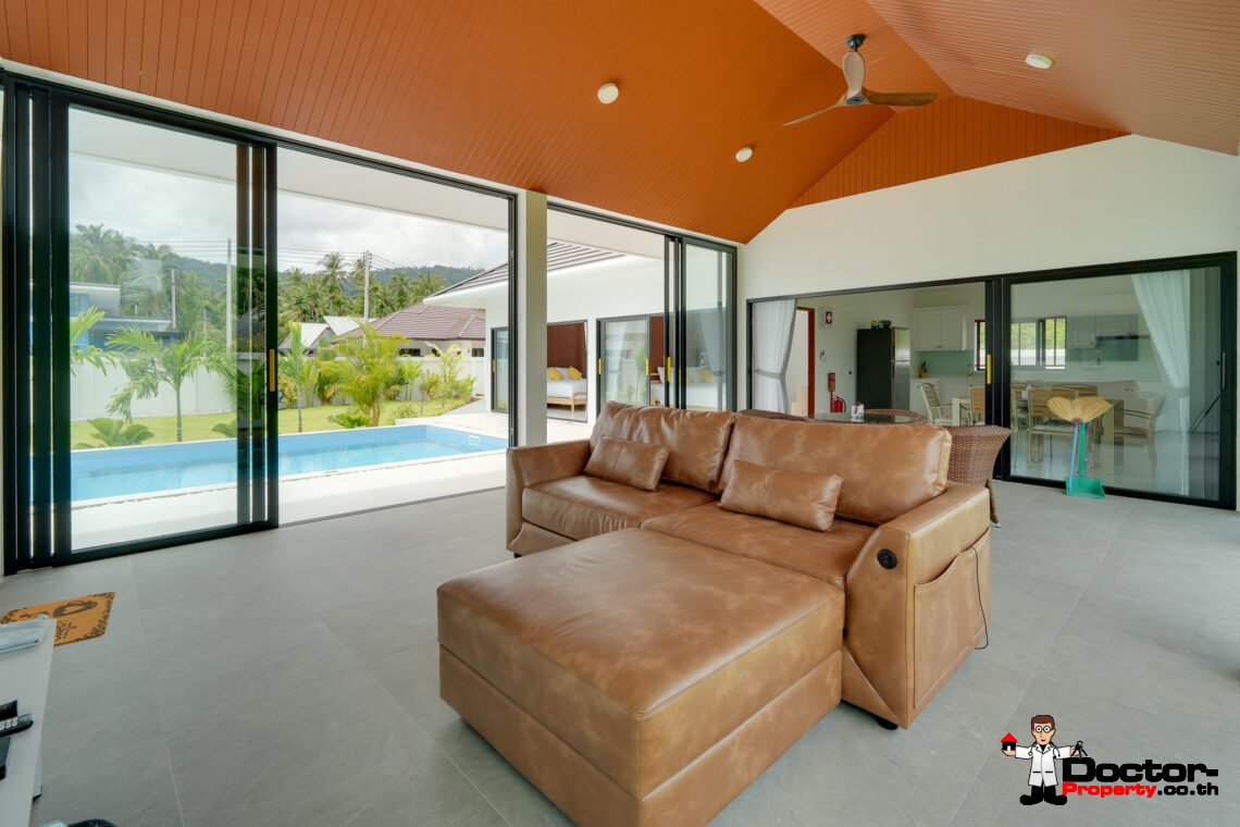 3 Bedroom Private Pool Villa in Mae Nam, Koh Samui – For Sale