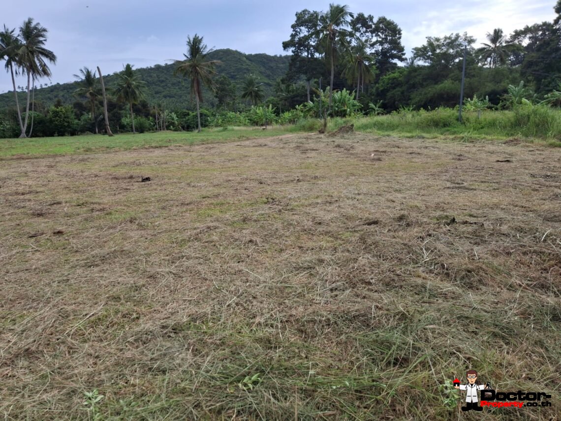 Flat Land 2 Rai in Mae Nam, Koh Samui – For Sale