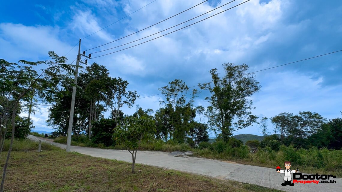 6728 Sqm Land with Partial Sea View and Mountain View in Bo Phut, Koh Samui – For Sale