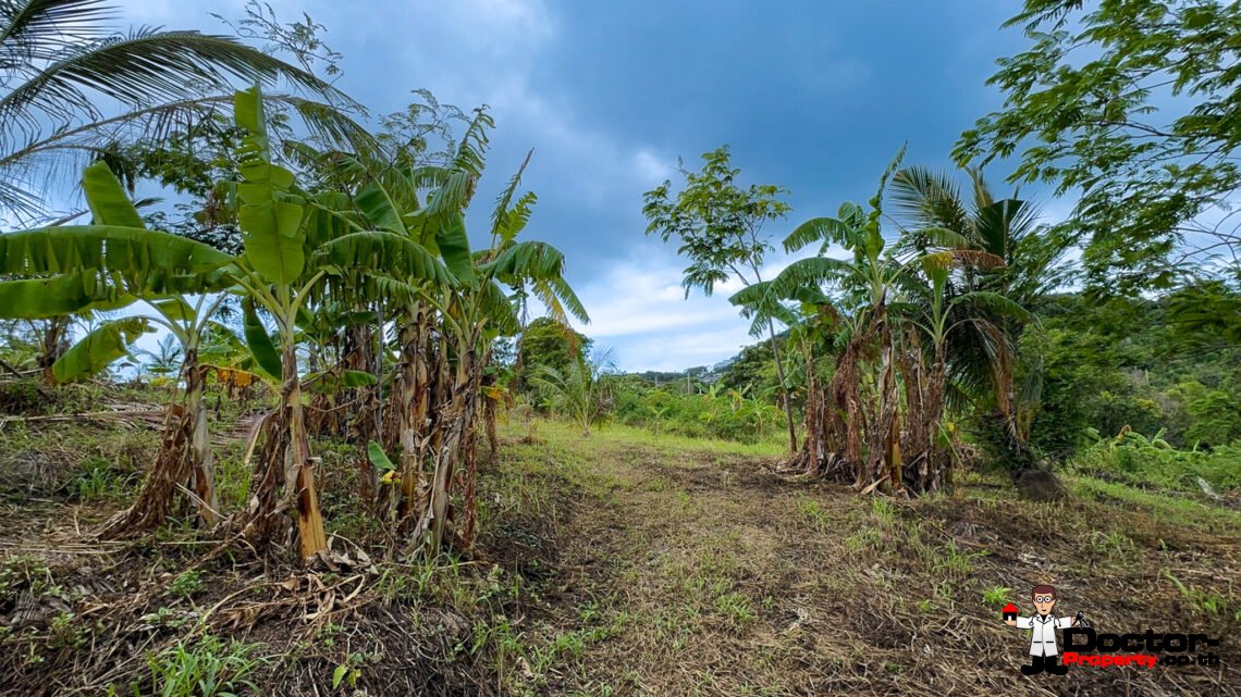 6728 Sqm Land with Partial Sea View and Mountain View in Bo Phut, Koh Samui – For Sale