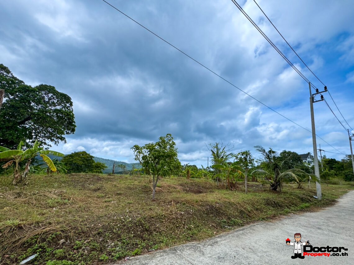 6728 Sqm Land with Partial Sea View and Mountain View in Bo Phut, Koh Samui – For Sale