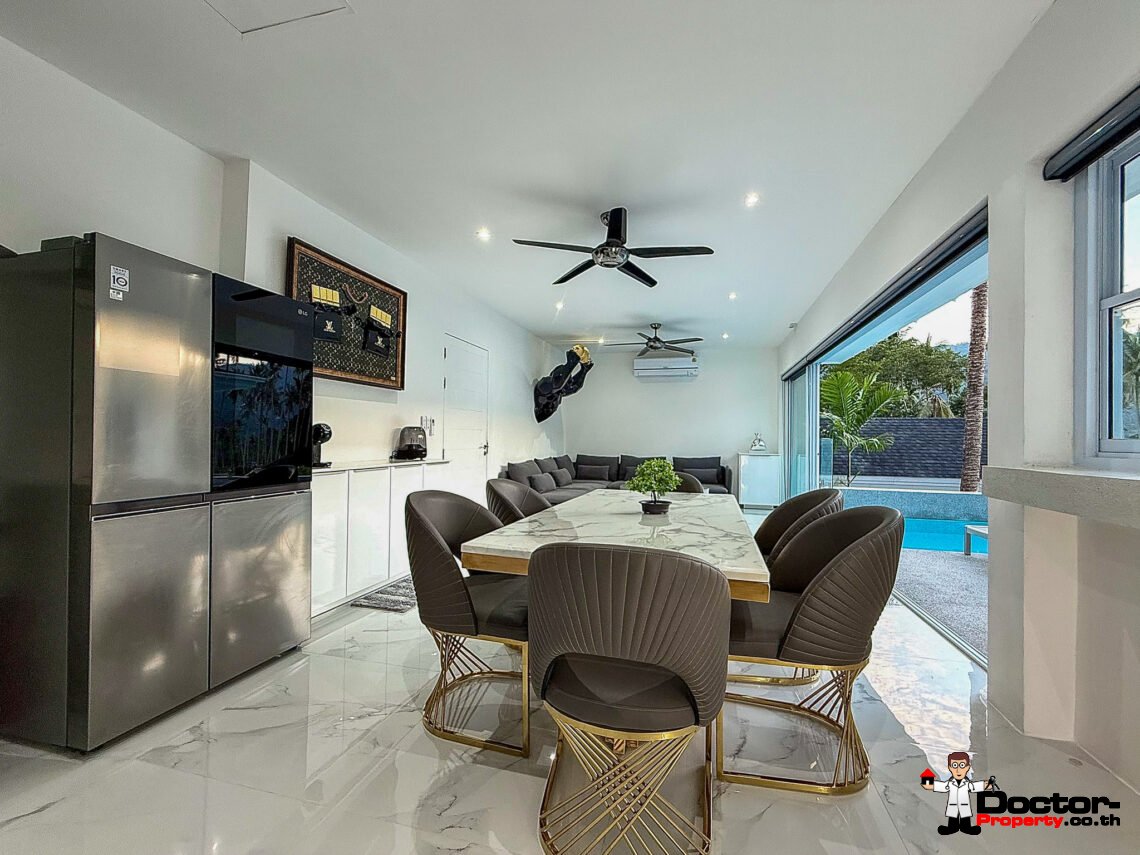 Tropical 3 Bedroom Private Pool Villa in Lamai – For Sale