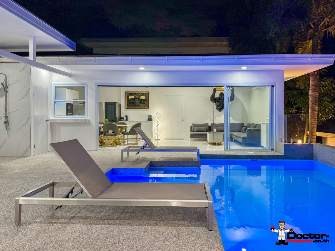 Tropical 3 Bedroom Private Pool Villa in Lamai – For Sale