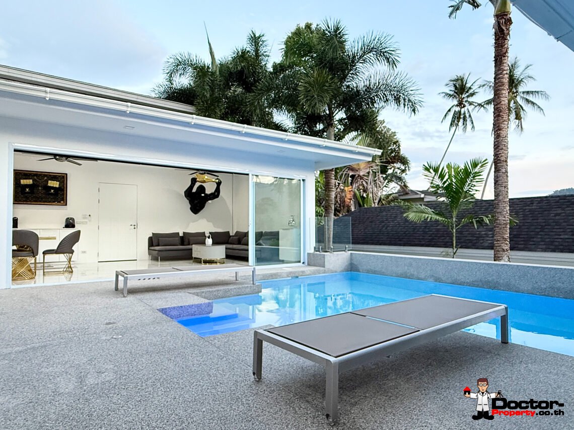 Tropical 3 Bedroom Private Pool Villa in Lamai – For Sale