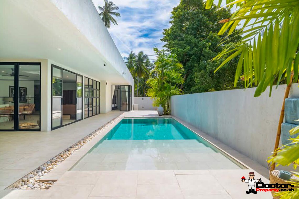 2 Bedroom Pool Villa just 50 metres to the Beach in Leam Sir, Koh Samui – For Sale