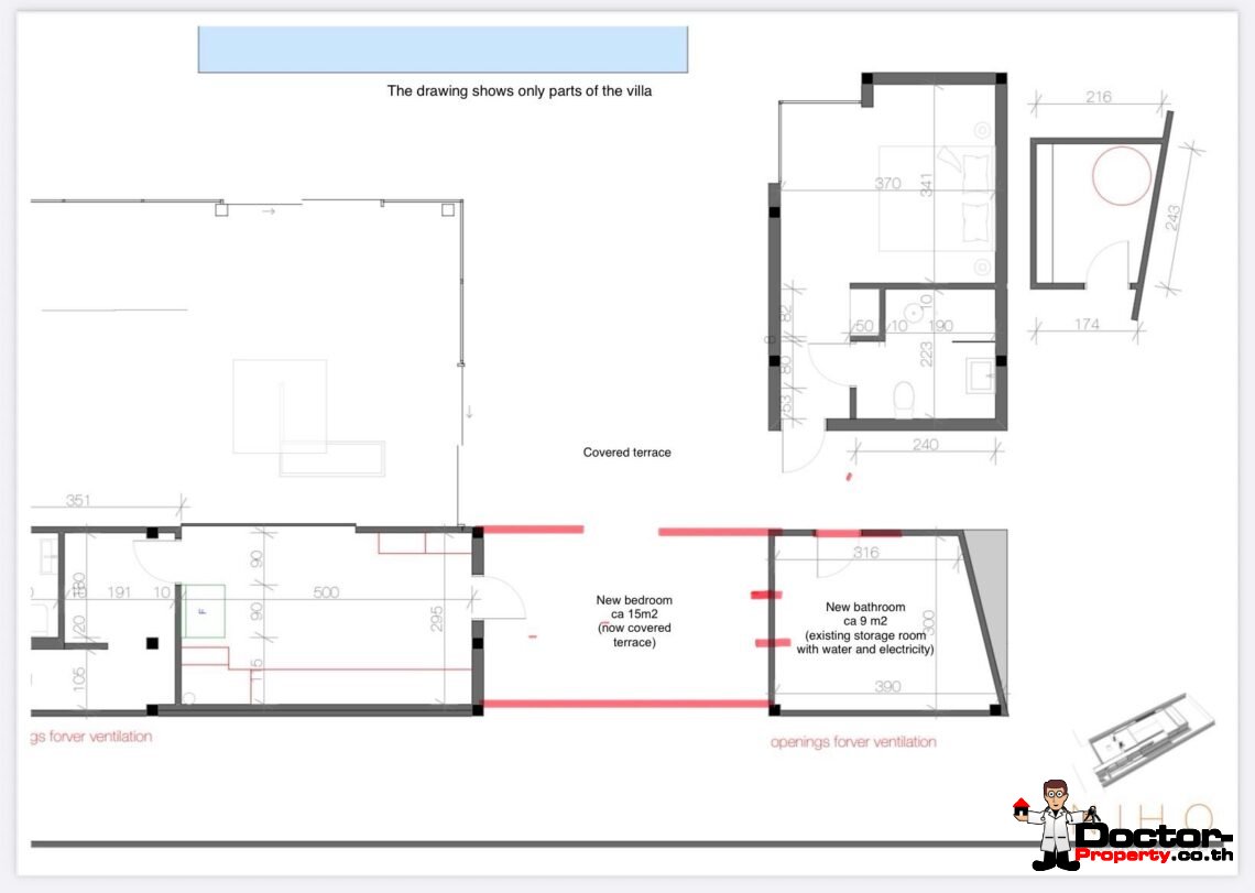 2 Bedroom Pool Villa just 50 metres to the Beach in Leam Sir, Koh Samui – For Sale
