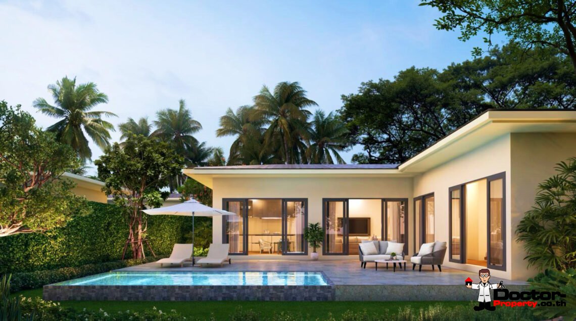 2 Bedroom Private Pool Villa in Choeng Mon, Koh Samui – For Sale