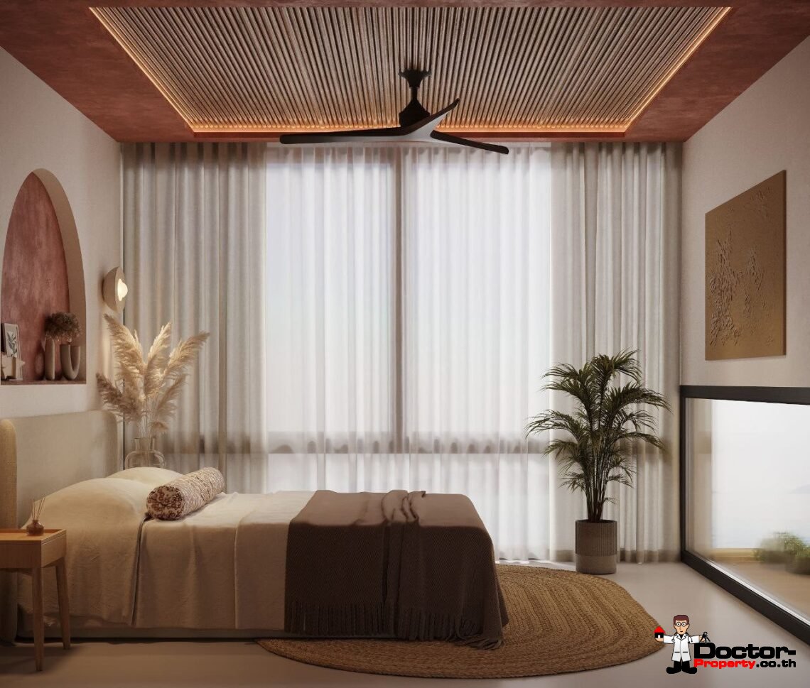 Luxury 3 Bedroom Pool Villa with Partial Sea View in Plai Laem, Koh Samui – For Sale