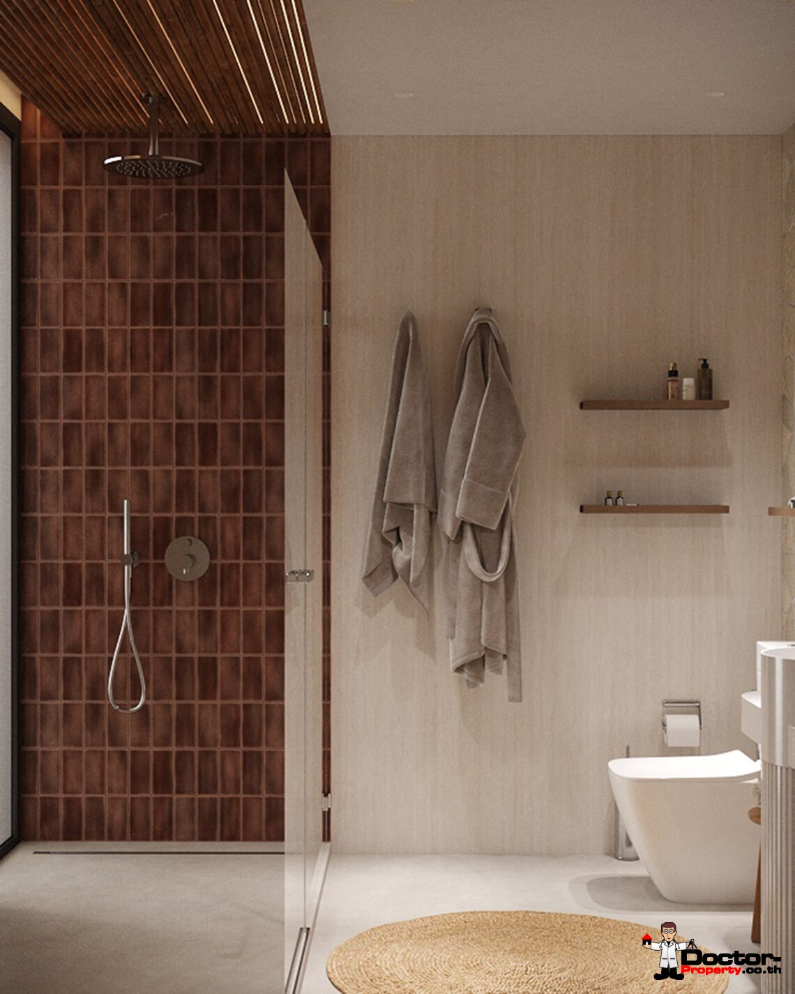 Luxury 3 Bedroom Pool Villa with Partial Sea View in Plai Laem, Koh Samui – For Sale