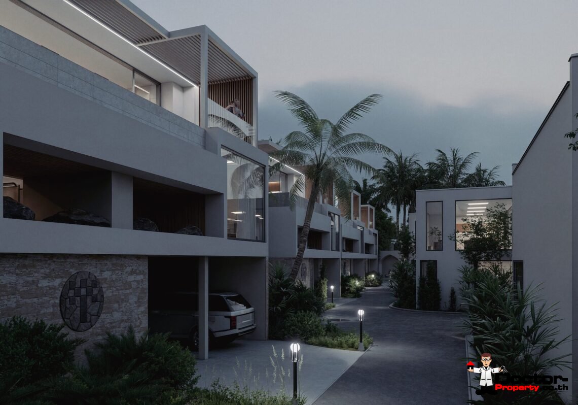 Luxury 3 Bedroom Pool Villa with Partial Sea View in Plai Laem, Koh Samui – For Sale