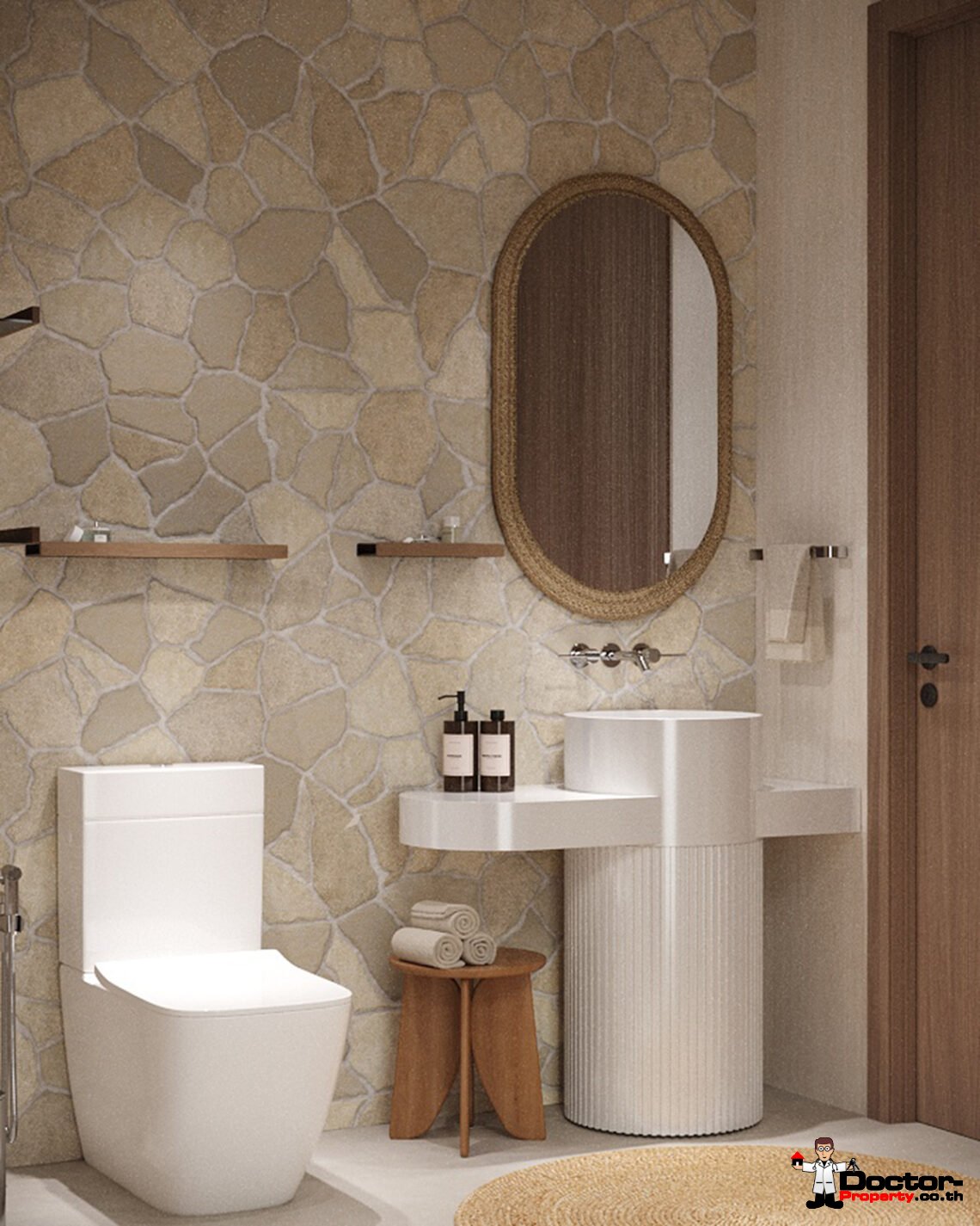 Luxury 3 Bedroom Pool Villa with Partial Sea View in Plai Laem, Koh Samui – For Sale