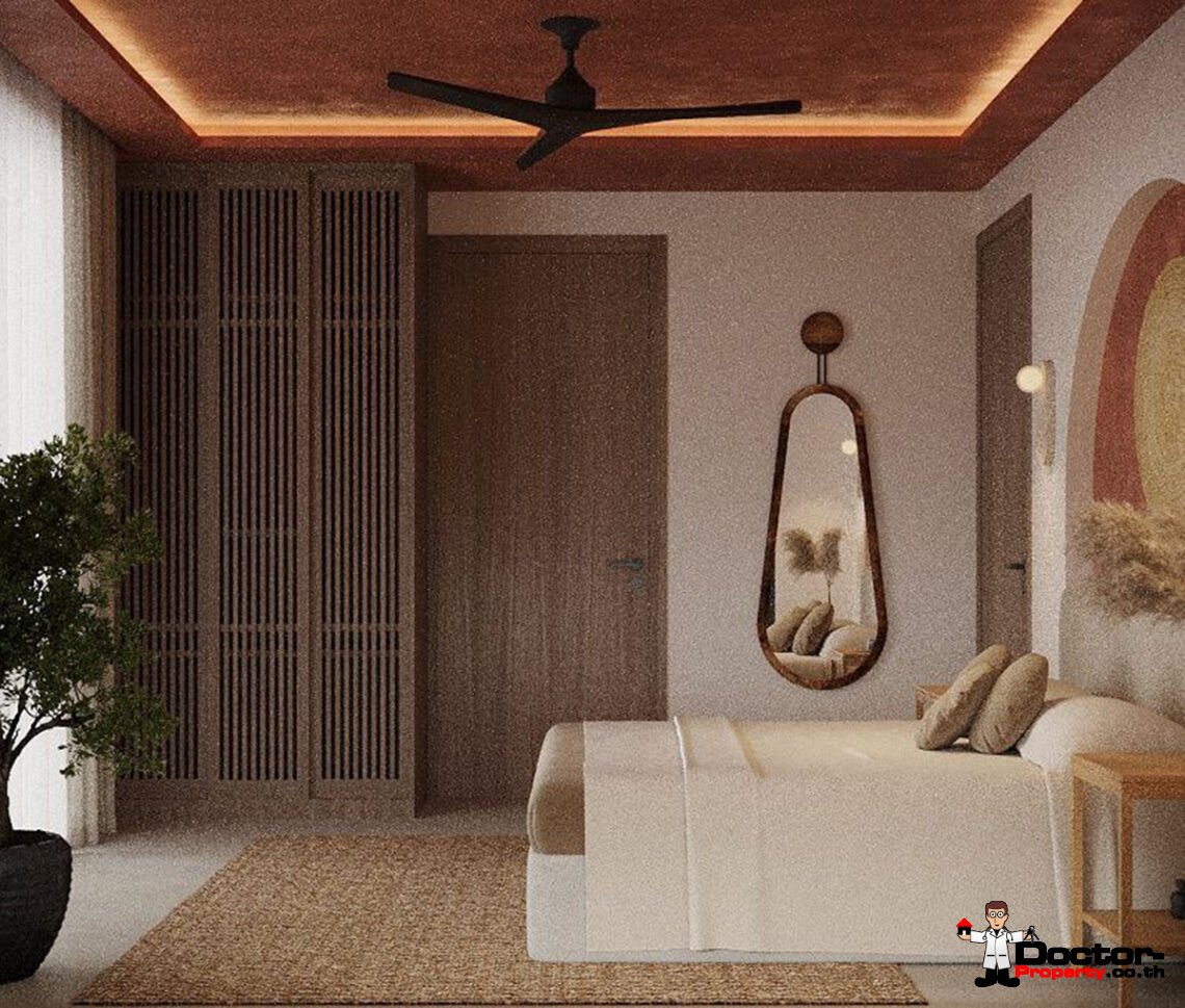 Luxury 3 Bedroom Pool Villa with Partial Sea View in Plai Laem, Koh Samui – For Sale