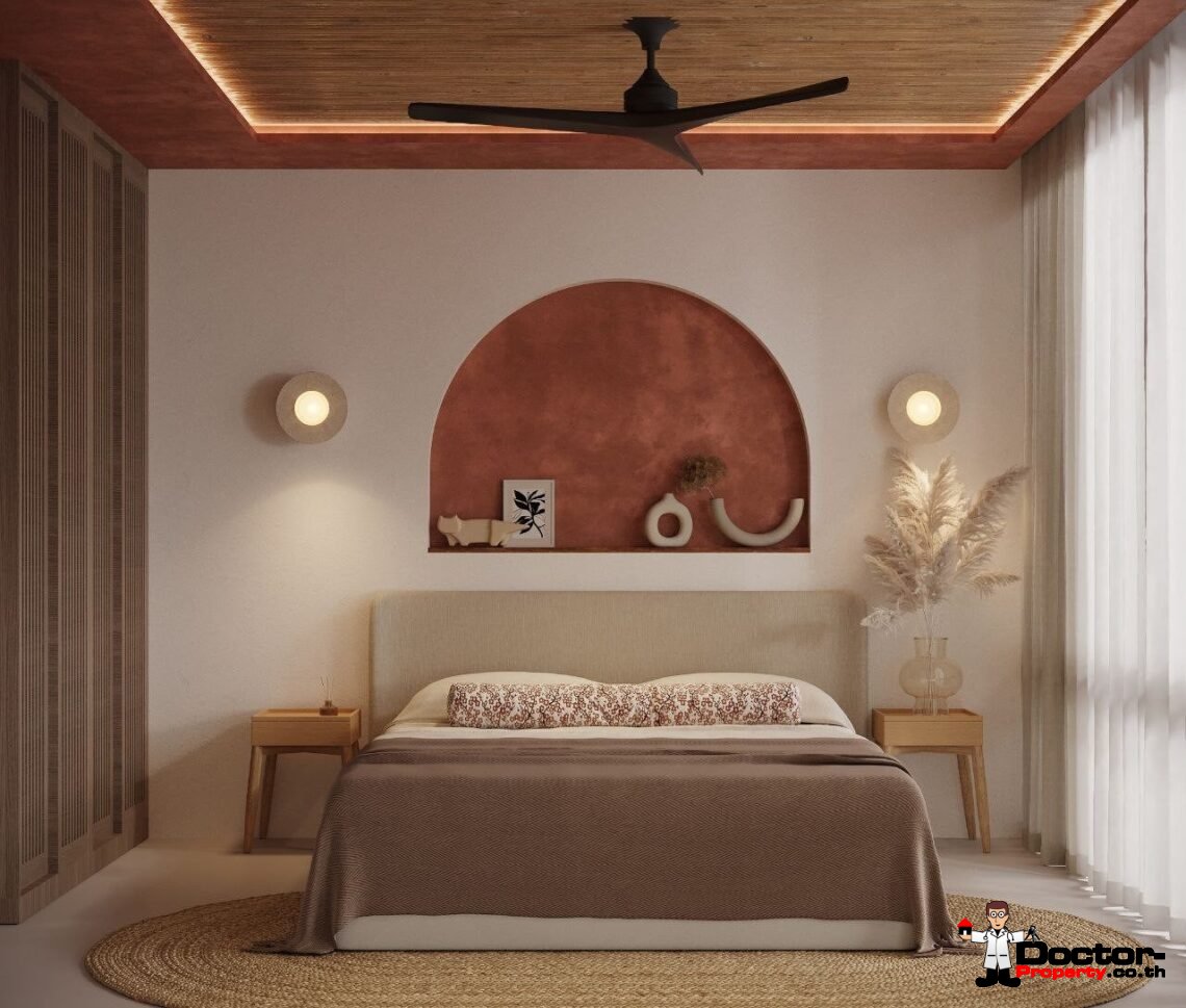 Luxury 3 Bedroom Pool Villa with Partial Sea View in Plai Laem, Koh Samui – For Sale