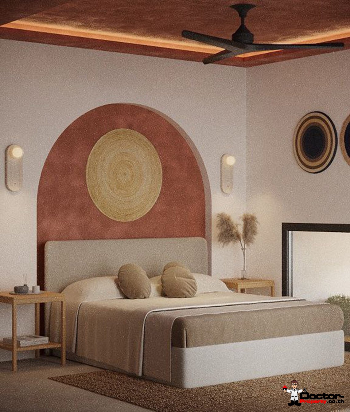 Luxury 3 Bedroom Pool Villa with Partial Sea View in Plai Laem, Koh Samui – For Sale