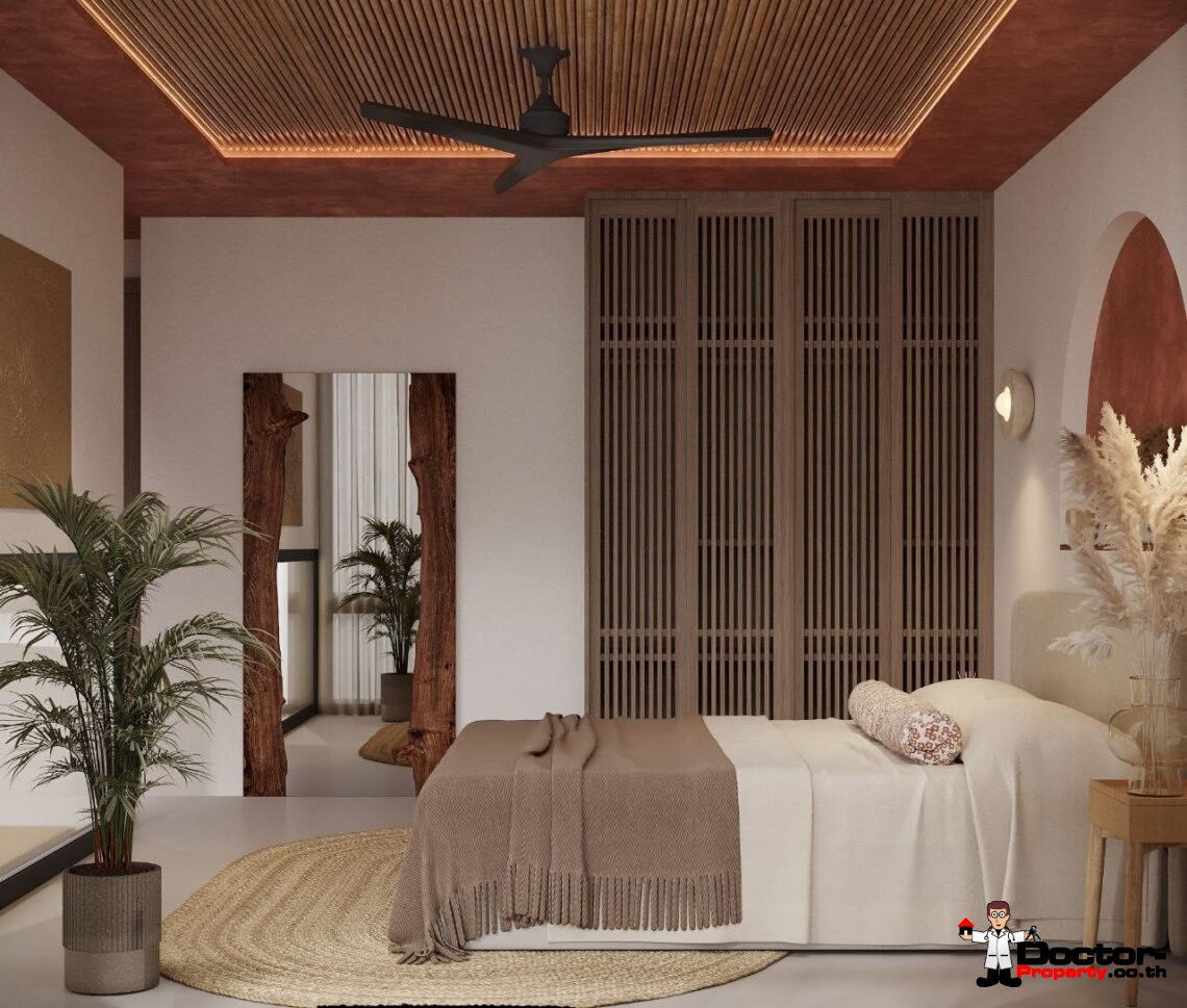 Luxury 3 Bedroom Pool Villa with Partial Sea View in Plai Laem, Koh Samui – For Sale