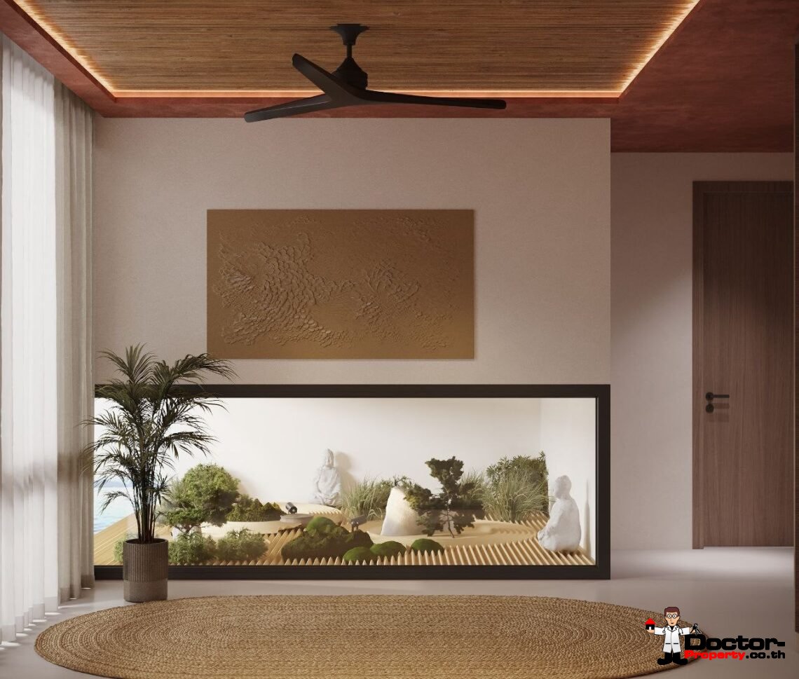 Luxury 3 Bedroom Pool Villa with Partial Sea View in Plai Laem, Koh Samui – For Sale