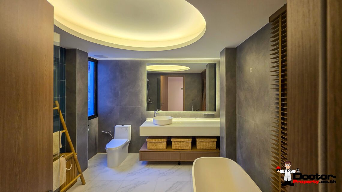 3 Bedroom Pool Villa with Partial Sea View in Plai Laem, Koh Samui – For Sale