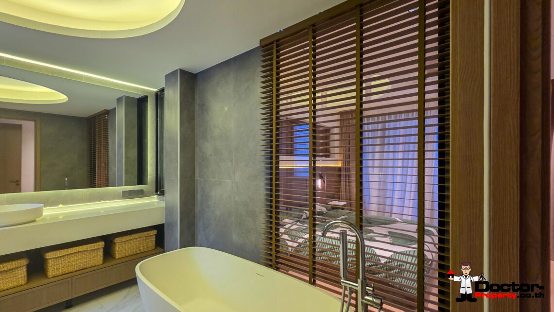 3 Bedroom Pool Villa with Partial Sea View in Plai Laem, Koh Samui – For Sale