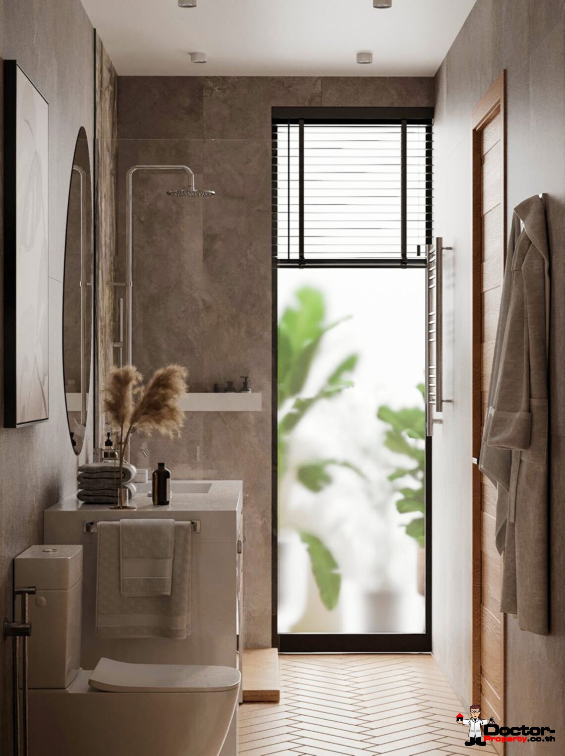 3 Bedroom Pool Villa with Partial Sea View in Plai Laem, Koh Samui – For Sale