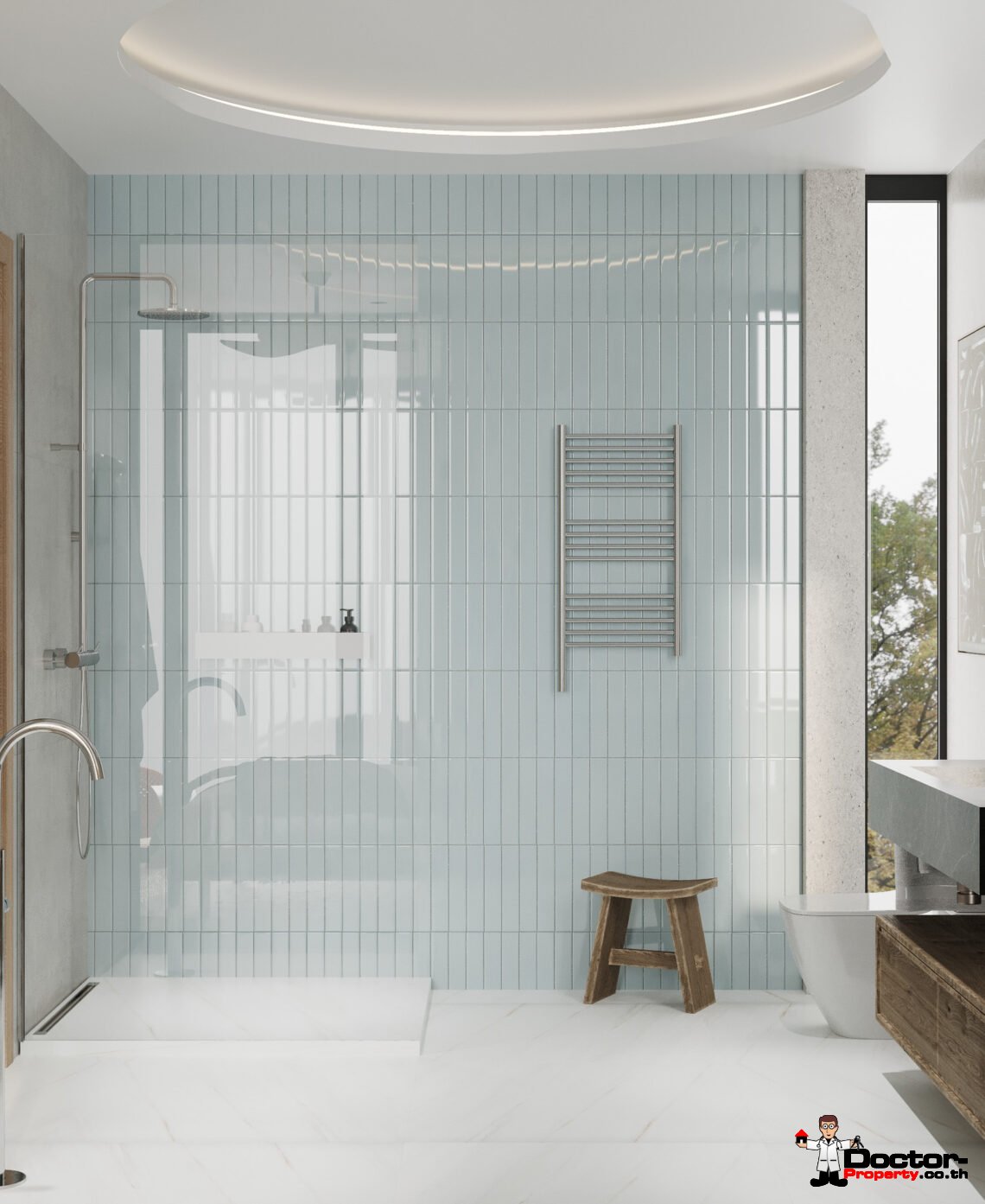 3 Bedroom Pool Villa with Partial Sea View in Plai Laem, Koh Samui – For Sale