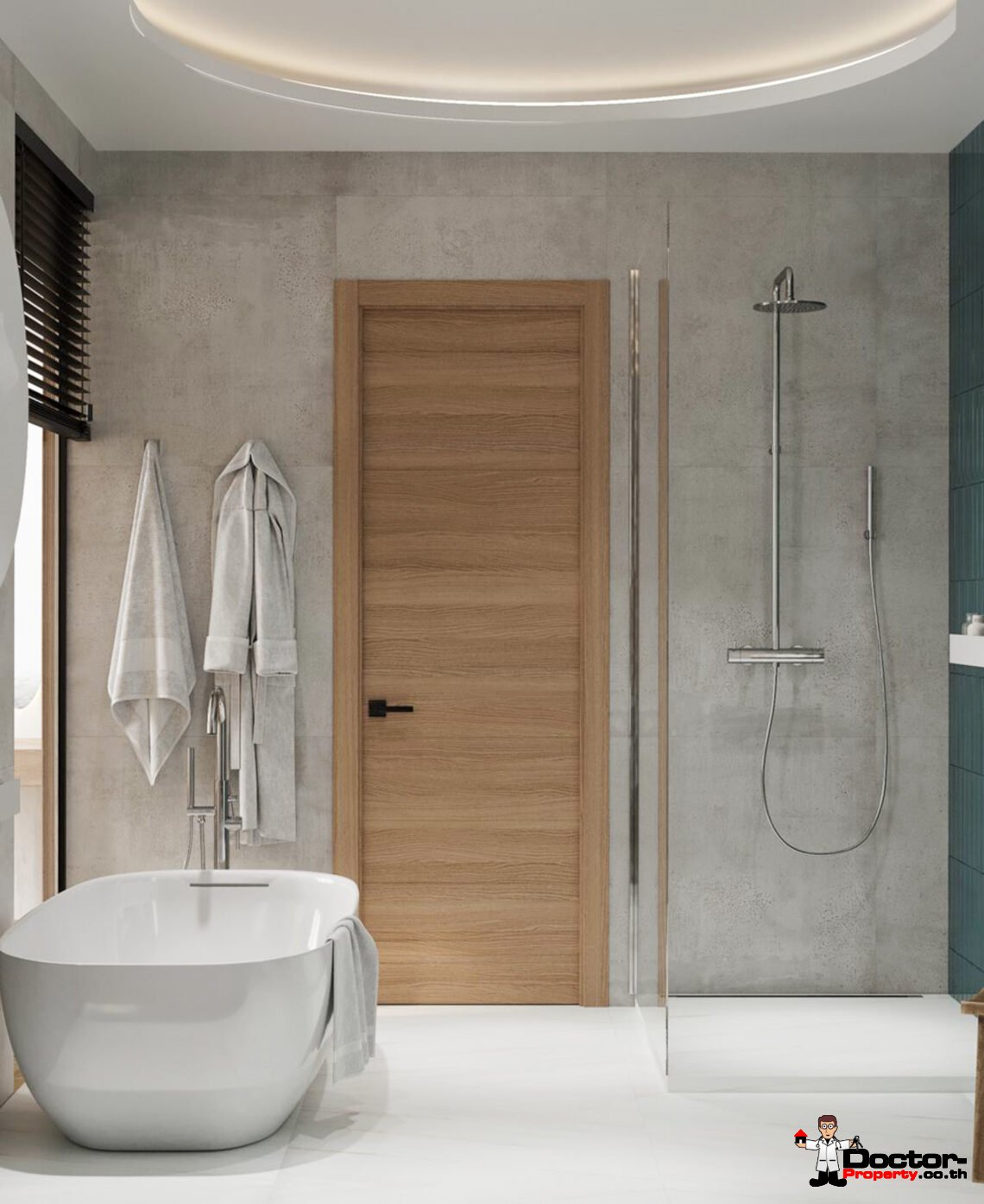 3 Bedroom Pool Villa with Partial Sea View in Plai Laem, Koh Samui – For Sale