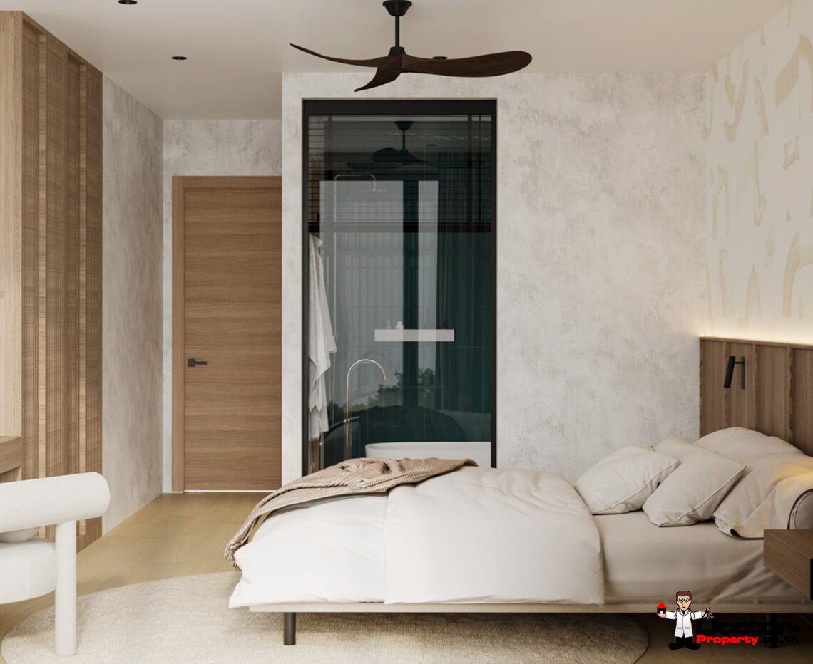 3 Bedroom Pool Villa with Partial Sea View in Plai Laem, Koh Samui – For Sale