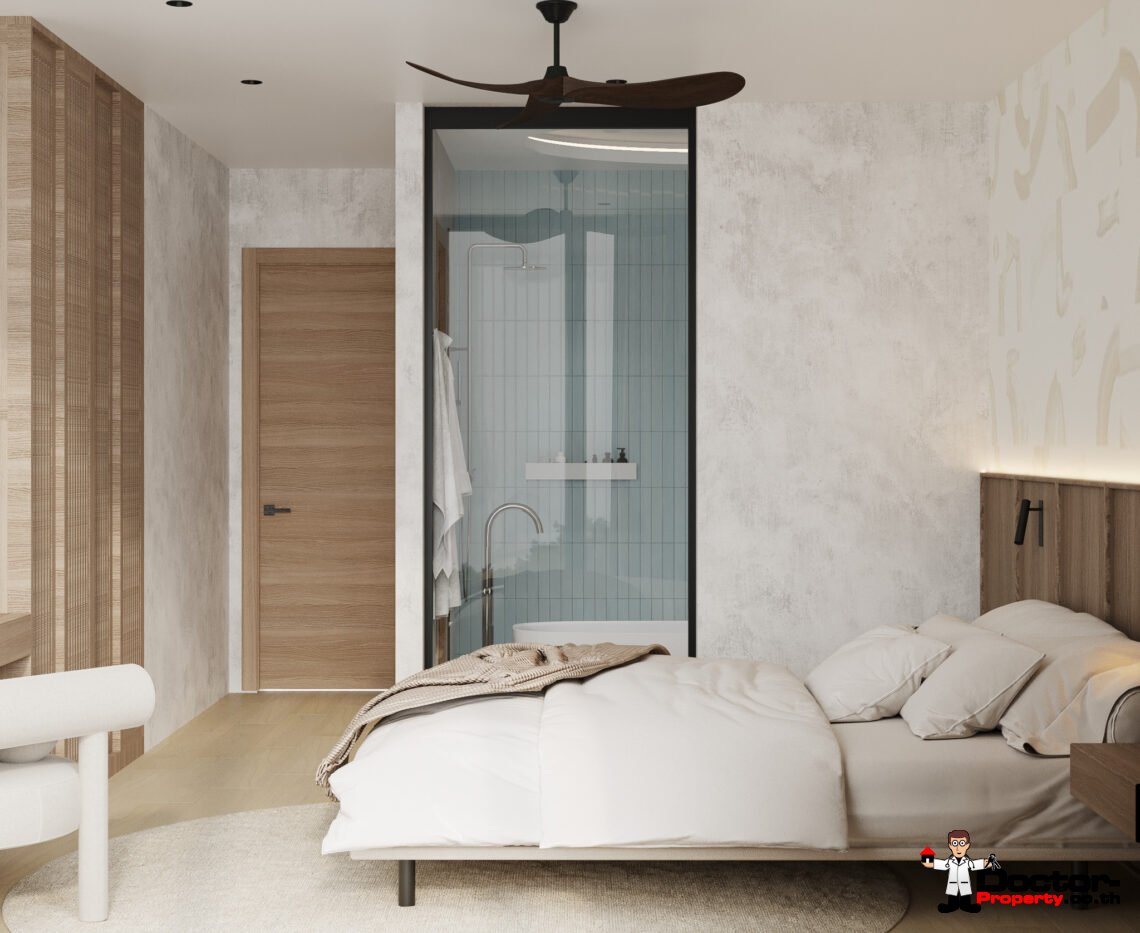 3 Bedroom Pool Villa with Partial Sea View in Plai Laem, Koh Samui – For Sale