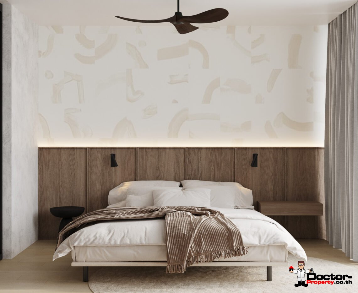 3 Bedroom Pool Villa with Partial Sea View in Plai Laem, Koh Samui – For Sale