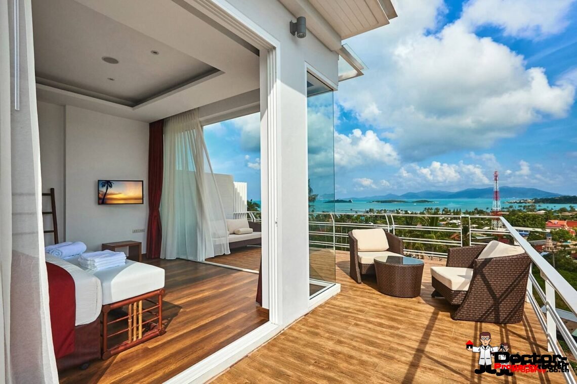 1-4 Bedroom Sea View Condo in Plai Laem, Koh Samui – For Sale